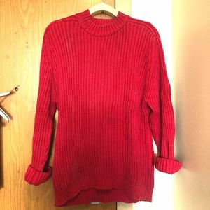 Red Knitted Sweater